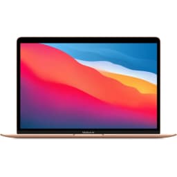 Restored Apple 13.3" MacBook Air Apple M1 Chip 8-Core CPU 7-Core GPU 8GB RAM 256GB SSD Turkish Language Keyboard - Gold - Thumbnail 1