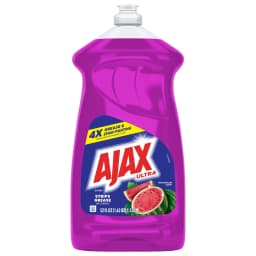 Ajax Ultra Liquid Dish Soap, Strips Grease, Mess-Free, Easy-Flip Cap, Watermelon Scent, 52 fl oz - Thumbnail 10