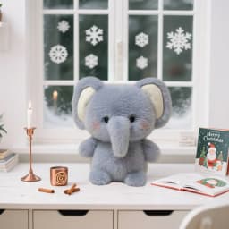 Oioii Oioii Animals Plush Stuffed, Cute little pigs,little elephantsPlush Toys, Stuffed Plush Dolls, Christmas/Birthday Gift - Thumbnail 6