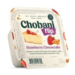 Chobani Flip Low-Fat Greek Yogurt Strawberry Cheesecake 4.5 oz Cup - Thumbnail 7
