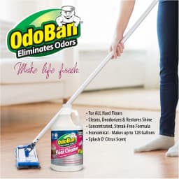 OdoBan Pet Solutions No Rinse Neutral pH Floor Cleaner Concentrate, Splash O' Citrus Scent, 2 Gallons - Thumbnail 4