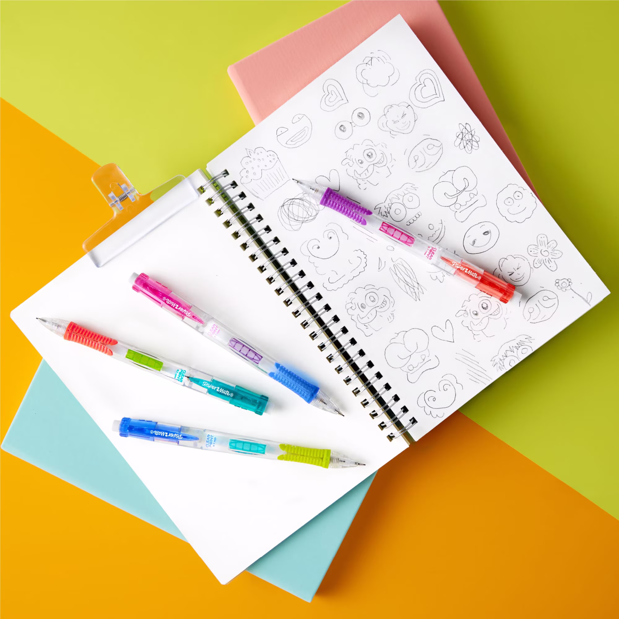 Paper Mate Clearpoint Mechanical Pencil, Color Block Edition, HB #2 Lead, 4 Count - Thumbnail 8