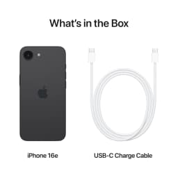 Tracfone Apple iPhone 16e, 128GB, Black - Prepaid Smartphone [Locked to Tracfone] - Thumbnail 8