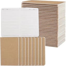 Y&N - 60 Packs Mini Notebooks Bulk, Lined Pages Small Pocket Notebook Kraft Paper Prizes Classroom Gift Exchange End of The Year Gifts for Students - Thumbnail 1