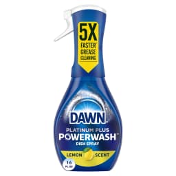 Dawn Platinum Powerwash Dish Spray, Dish Soap, Lemon Starter Kit, 16 fl oz - Thumbnail 1