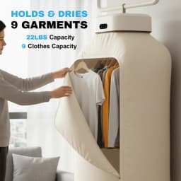 Mojoco Portable 600W Electric Clothes Dryer - Thumbnail 5