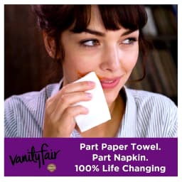 Vanity Fair Extra Absorbent Disposable Paper Napkins, White (504 Count) - Thumbnail 5