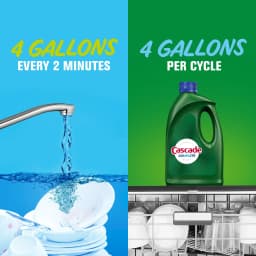 Cascade Complete Gel Dishwasher Detergent, Fresh Scent, 60 oz - Thumbnail 4
