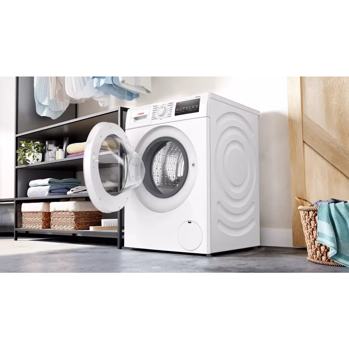 Bosch 24 Inch Front Load Washer with 2.2 cu. ft. Capacity in White WGA14400UC - Thumbnail 2