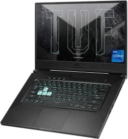 ASUS TUF Dash 15.6” IPS 144Hz Gaming Laptop PC 4-Core Intel i7-11370H NVIDIA GeForce RTX 3050 Ti 4GB GDDR6 16GB DDR4 - Thumbnail 1