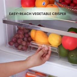 Conserv Appliances Bottom Mount Retro Refrigerator, Red - Thumbnail 6