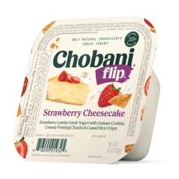 Chobani Flip Low-Fat Greek Yogurt Strawberry Cheesecake 4.5 oz Cup - Thumbnail 5