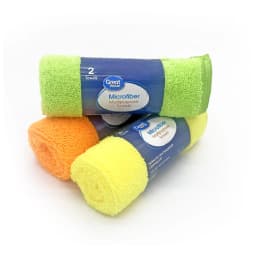 Great Value Multipurpose Microfiber Household Cleaning Cloth, Wipe, 2 Count, Multicolor - Thumbnail 1