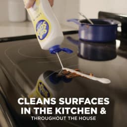 Soft Scrub Cleanser, Lemon Fragrance, Multi-Surface Cleaner for Kitchen, Fights Grease & Grime, 24oz - Thumbnail 3