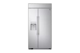 SRSXB2622S 26.5 cu.ft. Cabinet Depth 42" Built-in Side by Side Refrigeration, Linear compressor, Surrounding LED, Sliding baskets, Pull-out drawers - Thumbnail 1