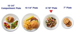 Great Value Soak-Proof Foam Plates, White, 9 in, 150 Count - Thumbnail 4