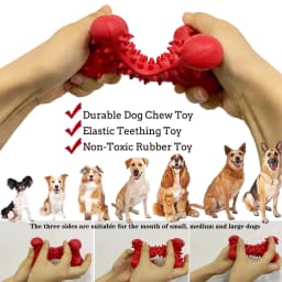 Valr Dog Chew Toys for Aggressive Chewers Large Breed,Rubber Dog Bones - Thumbnail 6