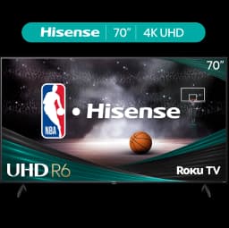 Hisense 70" Class 4K UHD LED LCD Roku Smart TV HDR R6 Series 70R6E4 - Thumbnail 24