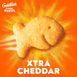 Goldfish Flavor Blasted Xtra Cheddar Cheese Crackers, 6.6 oz Bag - Thumbnail 3