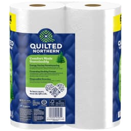 Quilted Northern Ultra Soft & Strong 2-Ply Toilet Paper, 6 Mega Rolls, 295 Sheets per Roll - Thumbnail 9