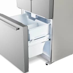 Cosmo 30 in. Vista Collection 17.5 cu. ft. Counter Depth 3-Door French Door Refrigerator, Freezer Drawer, Stainless Steel - Thumbnail 12