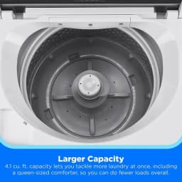 Midea MLTW41A1BWW 4.1 Cu. Ft. White Top Load Washer - Thumbnail 4