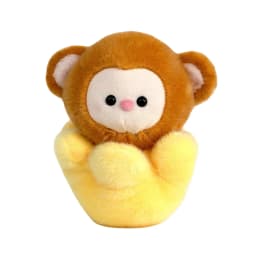 8 Inch Brown Banana Monkey Plushie Plush Doll Cute - Plush Toy, Graduation Gifts 2026, Stuffed Animal, Graduation Decor, Soft Plushies for Graduates - Thumbnail 1