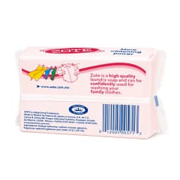 Zote Pink Laundry Bar Soap, Hand & Machine Wash, All Ages, Gentle & Long-Lasting, Laundry Detergent, Bar Cleanser with Sodium Tallowate, 14.1 oz - Thumbnail 8