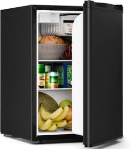 FREE VILLAGE 2.56 Cu.Ft Mini Fridge with Freezer,Small Refrigerators with 7 Adjustable Thermostat,Low Noise,Energy Saving,Compact Refrigerators - Thumbnail 1