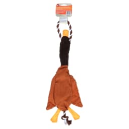 Spot Skinneeez Duck Tug Dog Toy with No-Stuffing Rope Handle & Squeaky Feature for Dogs, 23 in - Thumbnail 4