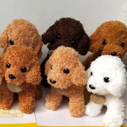 BESTSKY Dog Plush,20cm Soft Plush Stuffed Animal Dog,Sturdy Stuffing Home Decor Dog Stuffed Animals,Style5 - Thumbnail 3