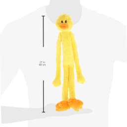 Multipet Swingin' Slevins Plush Duck Dog Toy, Extra Long, Extra Squeakers, 27 inches - Thumbnail 2