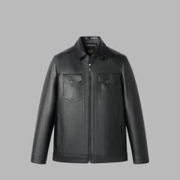 Maoxin Men's Jacket Men's Fashion Vintage Motorcycle Solid Color Zipper Pocket Leather Long Sleeved Hooded Jacket Plus Size Leather Jacket Black M - Thumbnail 4