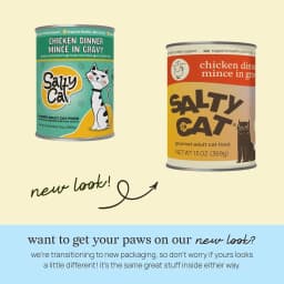 (6 pack) Salty Cat Chicken Dinner Mince in Gravy Wet Cat Food, 13 oz. Can - Thumbnail 4