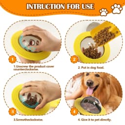 Dog Puzzle Toy for Dogs, Dog Enrichment Toys for Dog, Dog Puzzles for Smart Dogs, Treat Dispensing Dog Toys to Keep Them Busy, Interactive Dog Toys - Thumbnail 6