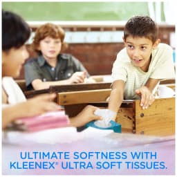 Kleenex Ultra Soft, Non-Lotion, 70 Facial Tissues per Box, 4 Flat Boxes - Thumbnail 7