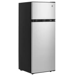Garvee 7.5 Cu. Ft. Two-Door Refrigerator with Top Freezer, Apartment Size Fridge with 7-Level Thermostat, 39dB Low Noise Compact Fridge for Home - Thumbnail 1
