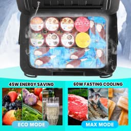 Winfire 11 QT Portable Compressor Refrigerator Freezer, 15-Min Fast Cooling, ECO & MAX Dual Modes for Camping RV and Home Use - Thumbnail 5