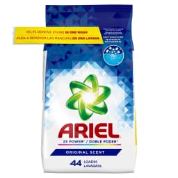 Ariel Laundry Detergent Powder, Original Scent, 70 oz, 44 Loads - Thumbnail 1