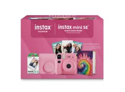 Fujifilm instax Mini SE Instant Camera with Case, Album, 10 Pack of Film, and Frame Stickers, Pink (Value bundle) - Thumbnail 12