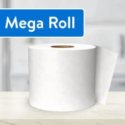 CIRCLE- Soft Strong 2-Ply Toilet Paper Mega Roll 12 Count Septic Safe Absorbent Domestic - Thumbnail 5