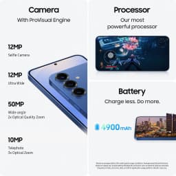Samsung Galaxy S25 Plus 256GB US Version, Unlocked Android Smartphone with 50MP Camera, 8K Video, Long Battery, Navy - Thumbnail 6