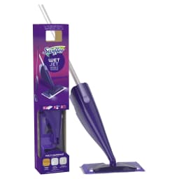 Swiffer WetJet con Repuesto, sin Fragancia, 1 Mango + 1 Solución y 5 Almohadillas (Batería Incluida) - Thumbnail 2