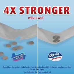 Charmin Ultra Strong Toilet Paper, 24 Mega XL - Thumbnail 2