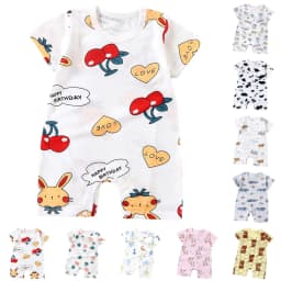Povozer Baby Bodysuit Infant Girl Romper,Baby Suits Infant Toddler Clothing All Newborn Crawling Suits Suits Baby Clothes,Size 12-18 Months,Red - Thumbnail 4