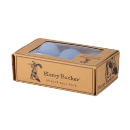 Harry Barker 2.5 Inch Durable All-Natural Rubber Dog Ball 6 Pack Set, Blue, Medium - Thumbnail 5
