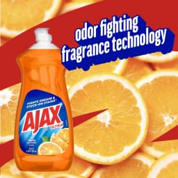 Ajax Ultra Triple Action Dishwashing Liquid Dish Soap, Orange Scent, 28 Fluid Ounce - Thumbnail 4