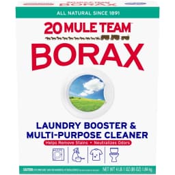 20 Mule Team All Natural Borax Laundry Detergent Booster & Multi-Purpose Household Cleaner, 65 Ounce - Thumbnail 1