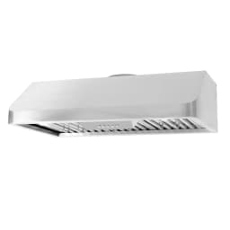 Cosmo 5 Piece Kitchen Appliance Packages with 36" 220/240V Dual Fuel Range 36" Under Cabinet Range Hood 24" Built-in Fully Integrated Dishwasher - Thumbnail 2