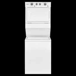 Whirlpool WGT4027HW 27 Inch Gas Stacked Laundry Center with 9 Wash Cycles - Thumbnail 1